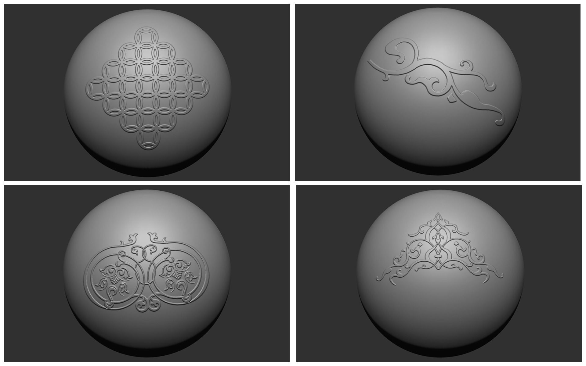 10 Alpha and brushes ornaments mandalas Texture_1