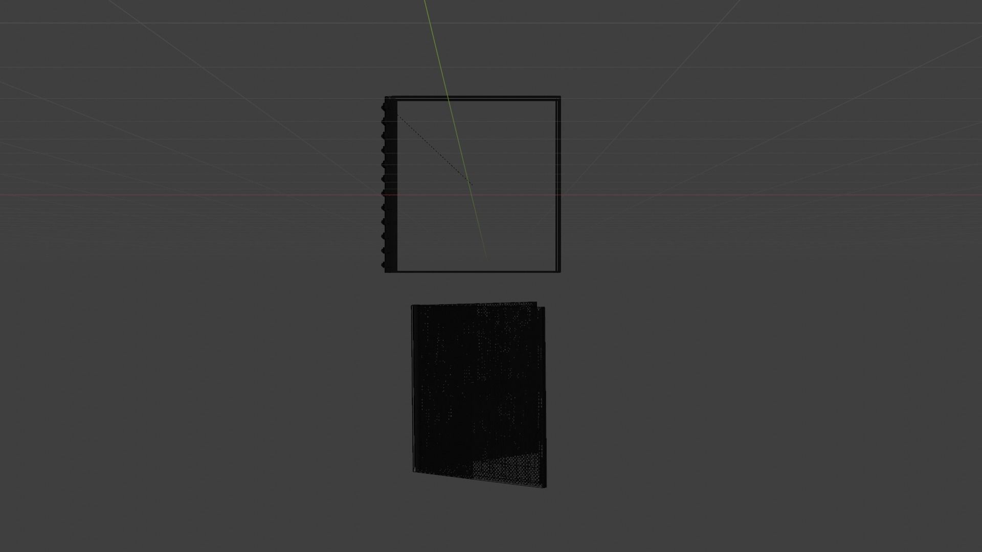 books open and closed Low-poly 3D model_3