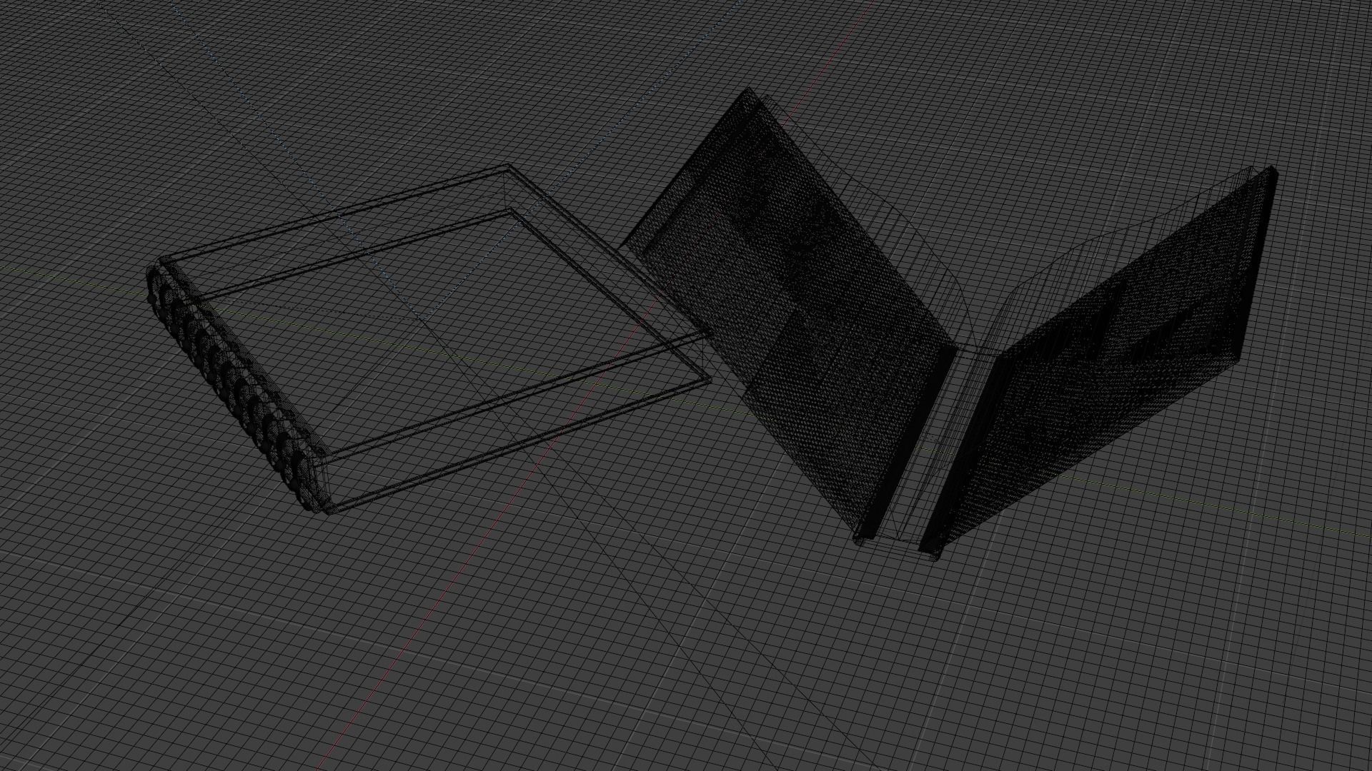 books open and closed Low-poly 3D model_6