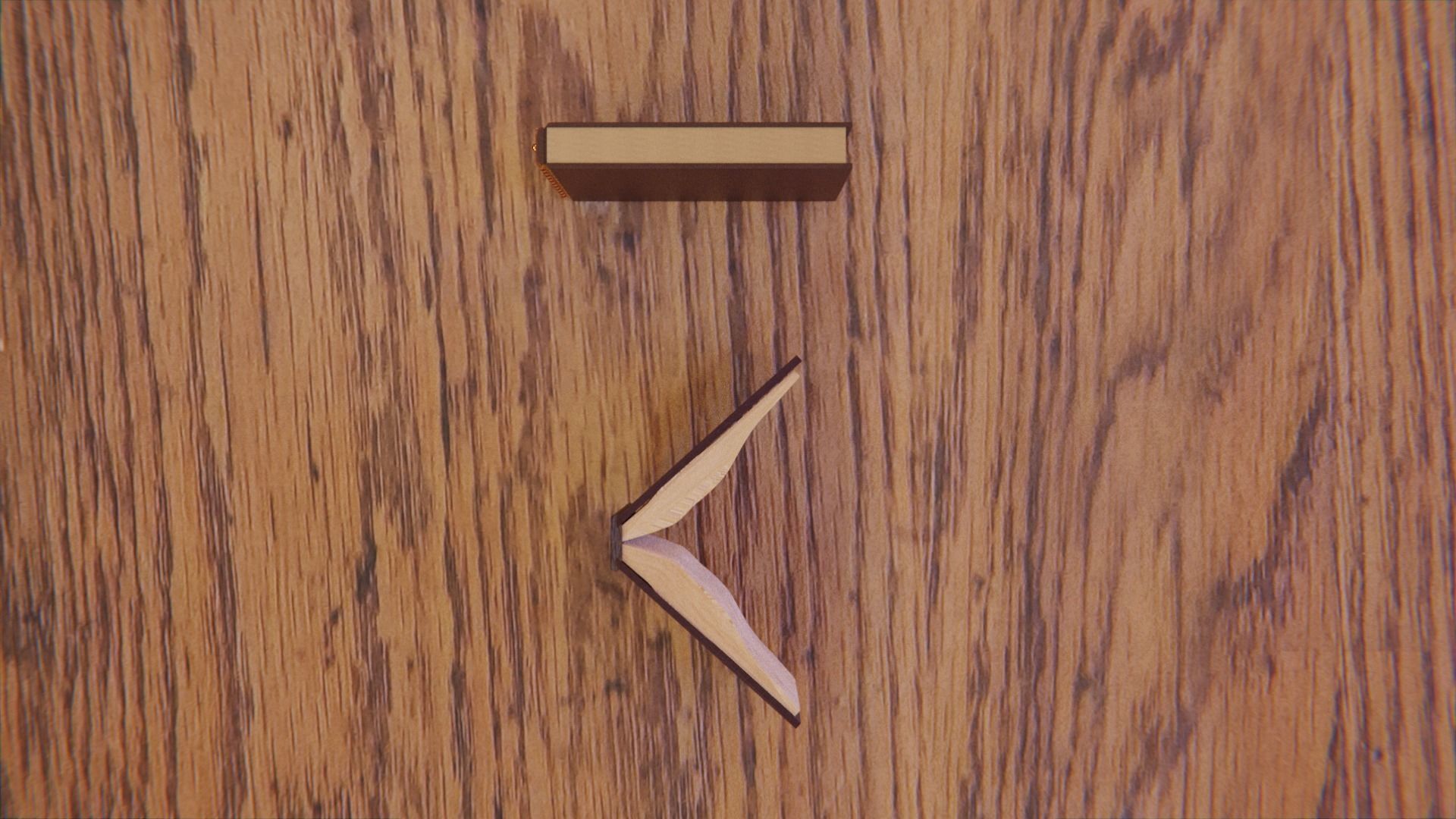 books open and closed Low-poly 3D model_12