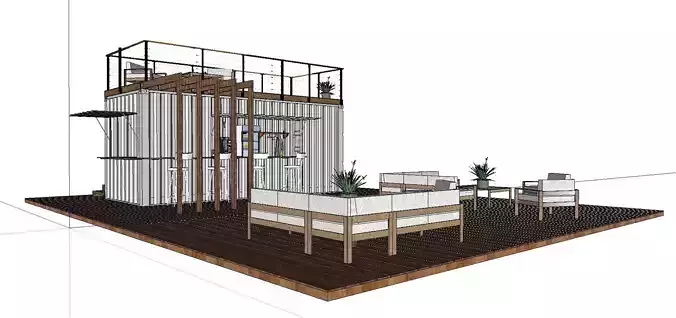 City Simple Art Building-Container-026