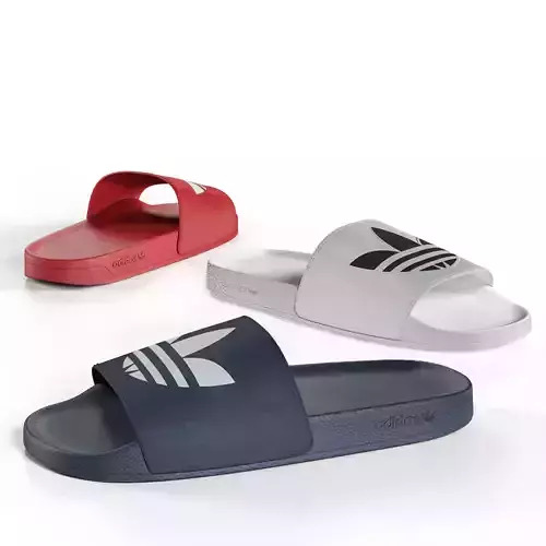 Slippers Adidas 3D model