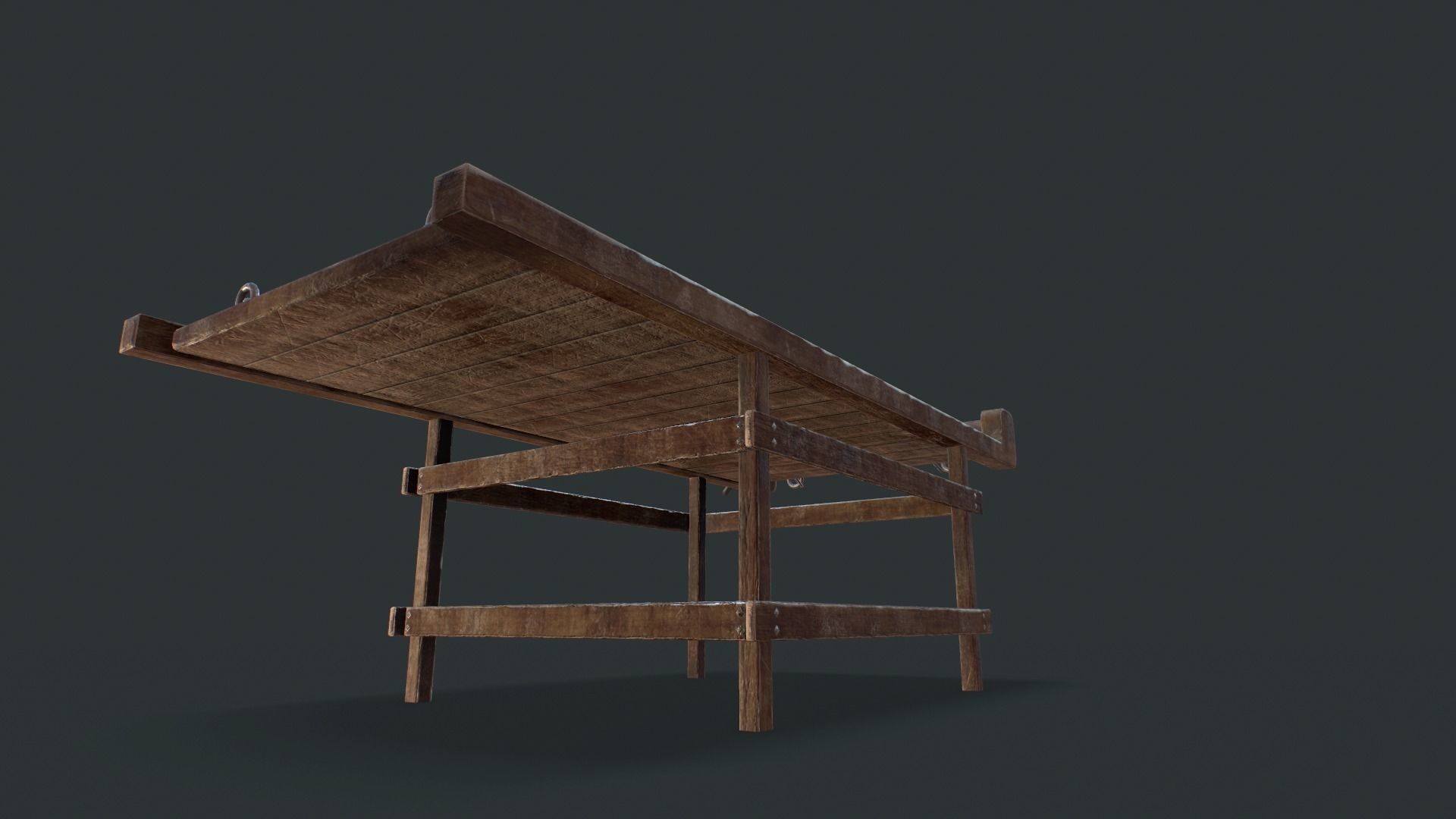 Torture dungeon set Low-poly 3D model_12