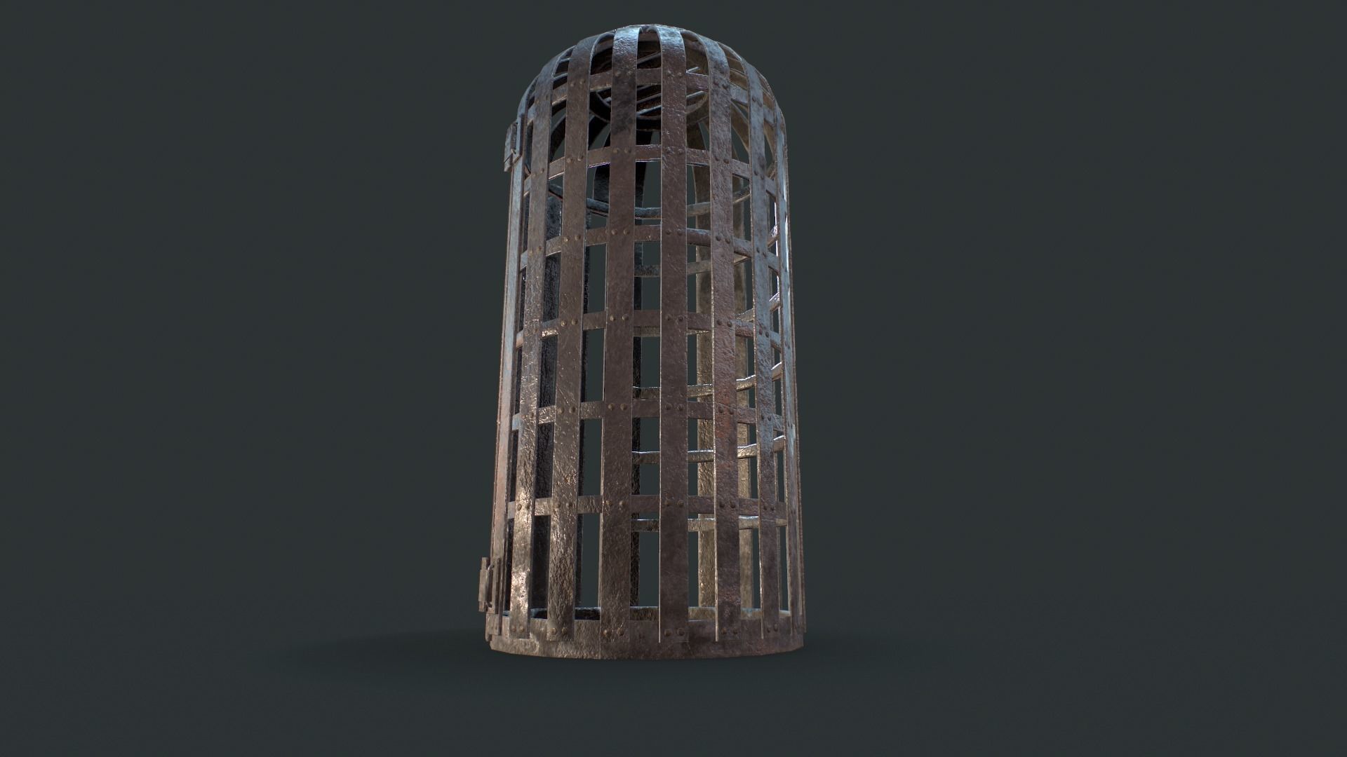 Torture dungeon set Low-poly 3D model_9