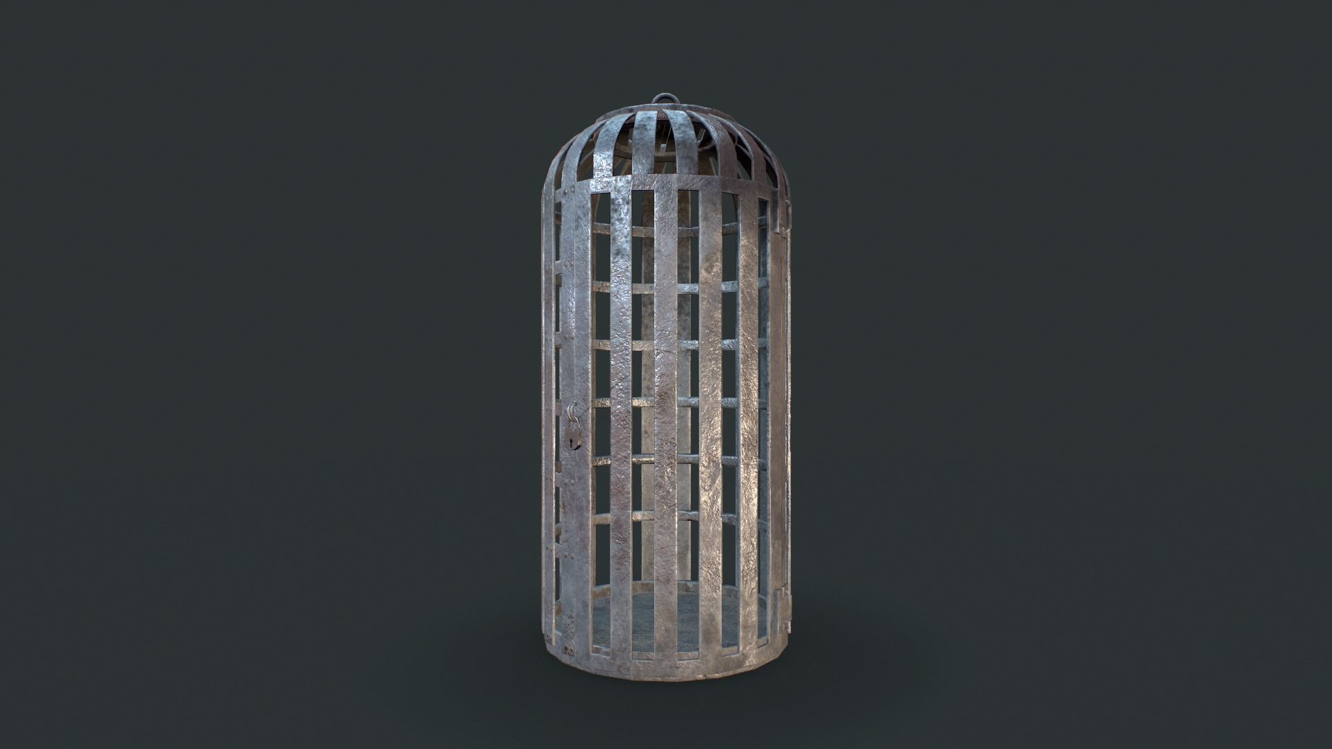 Torture dungeon set Low-poly 3D model_7