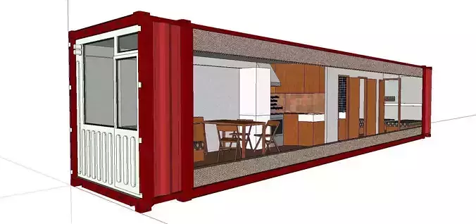 City Simple Art Building-Container-032