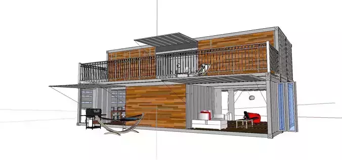 City Simple Art Building-Container-035