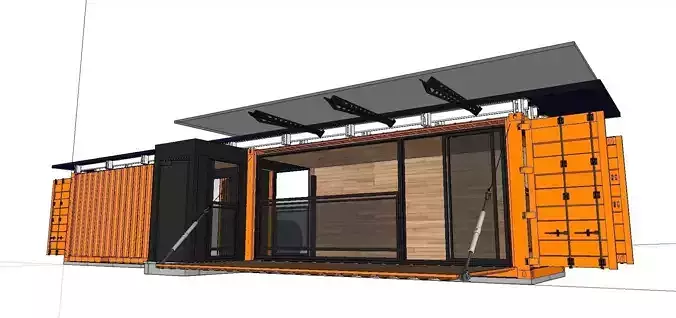 City Simple Art Building-Container-037