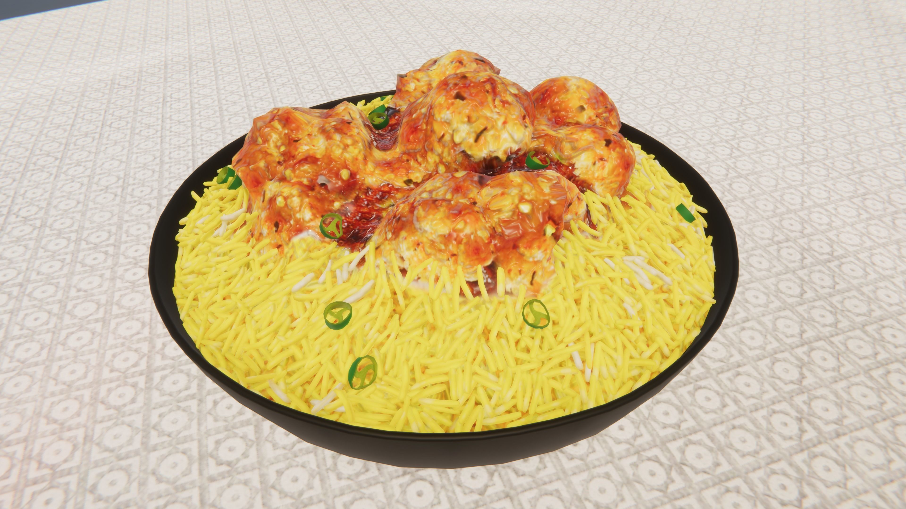 Fast Food Bundle Low-poly 3D model_35