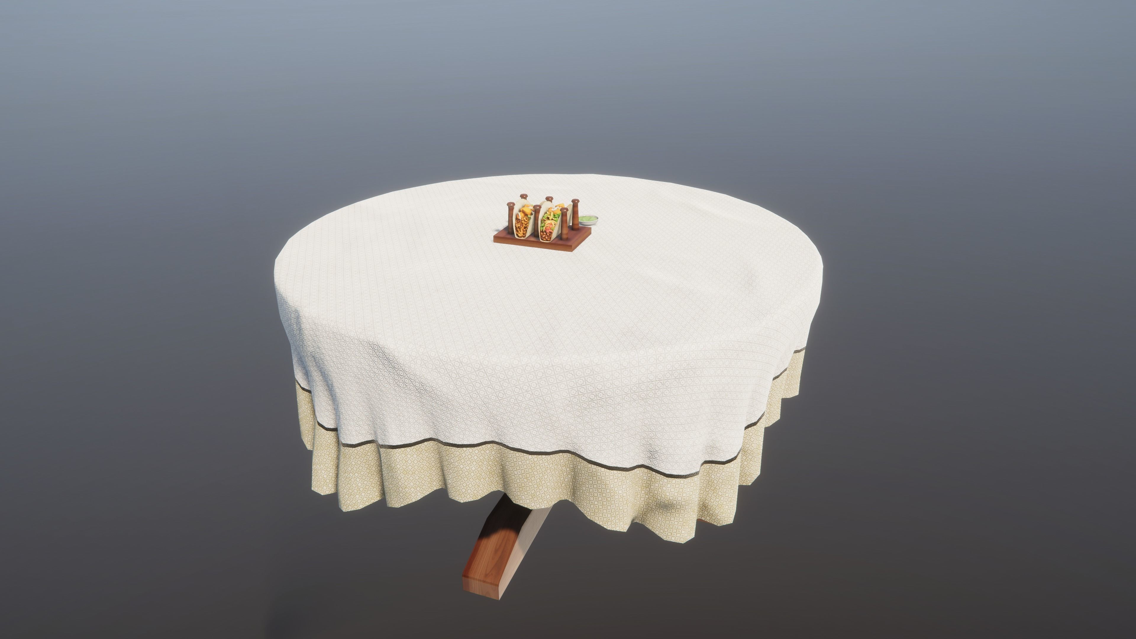 Fast Food Bundle Low-poly 3D model_27