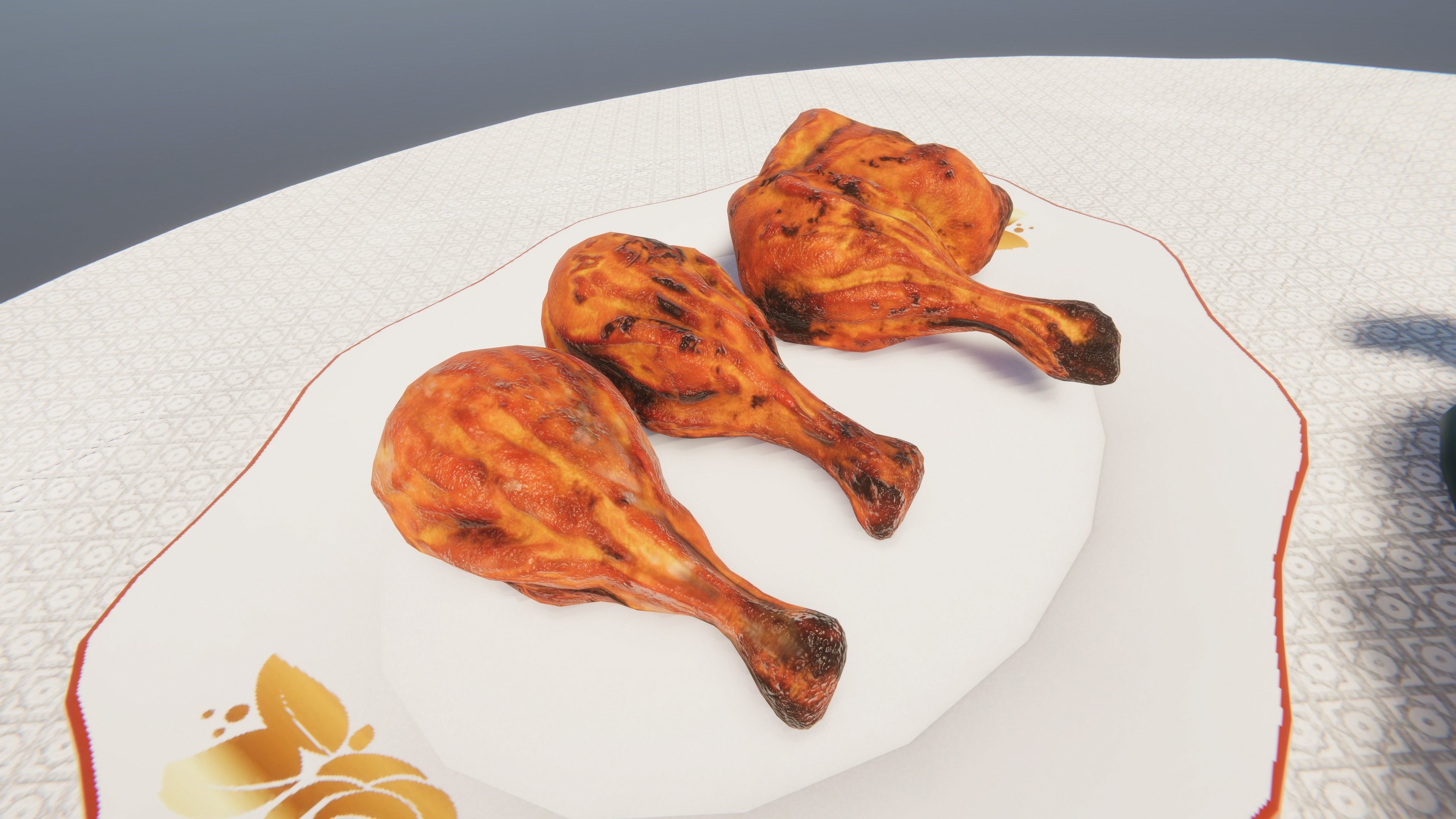 Fast Food Bundle Low-poly 3D model_22