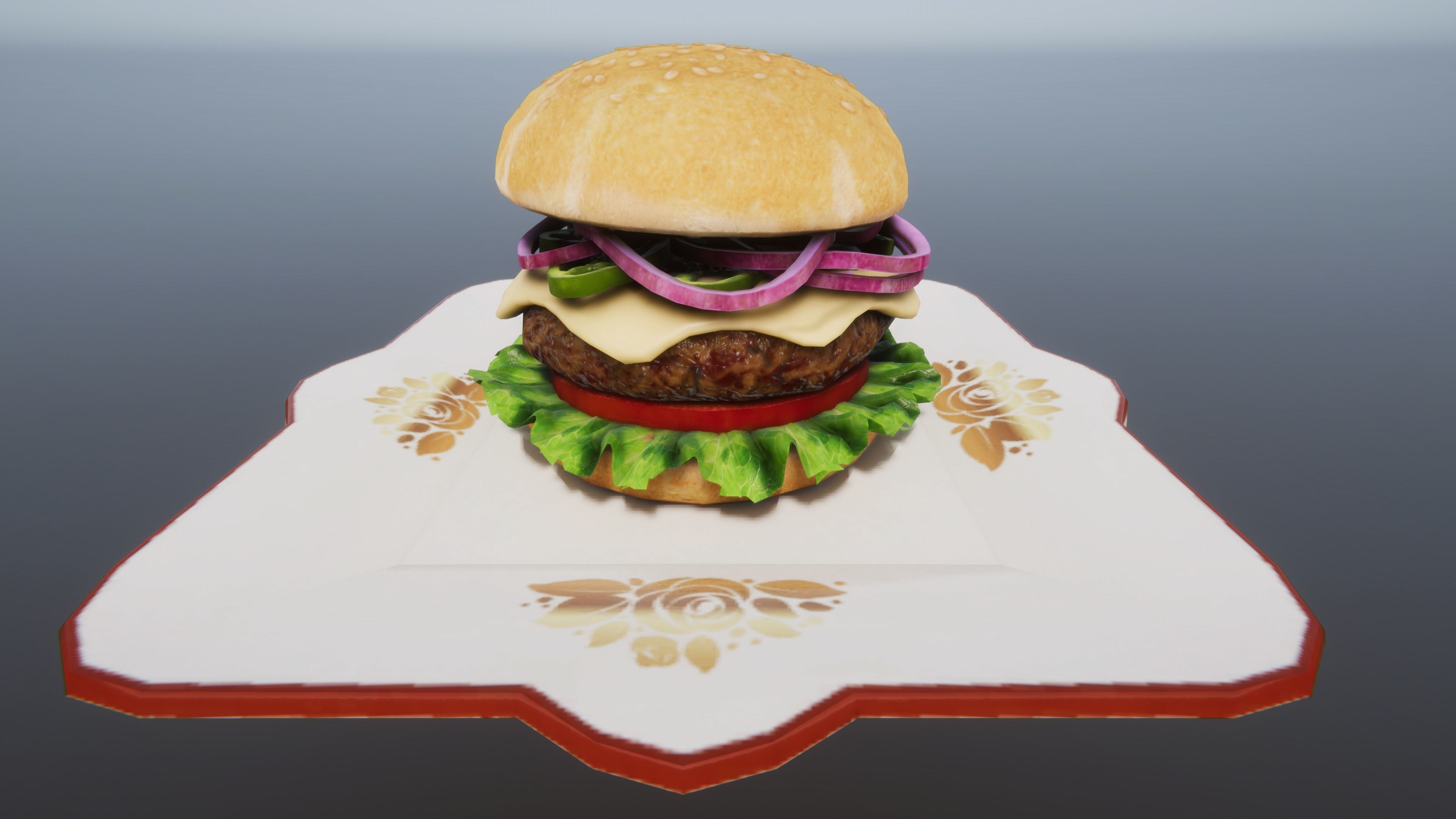 Fast Food Bundle Low-poly 3D model_2