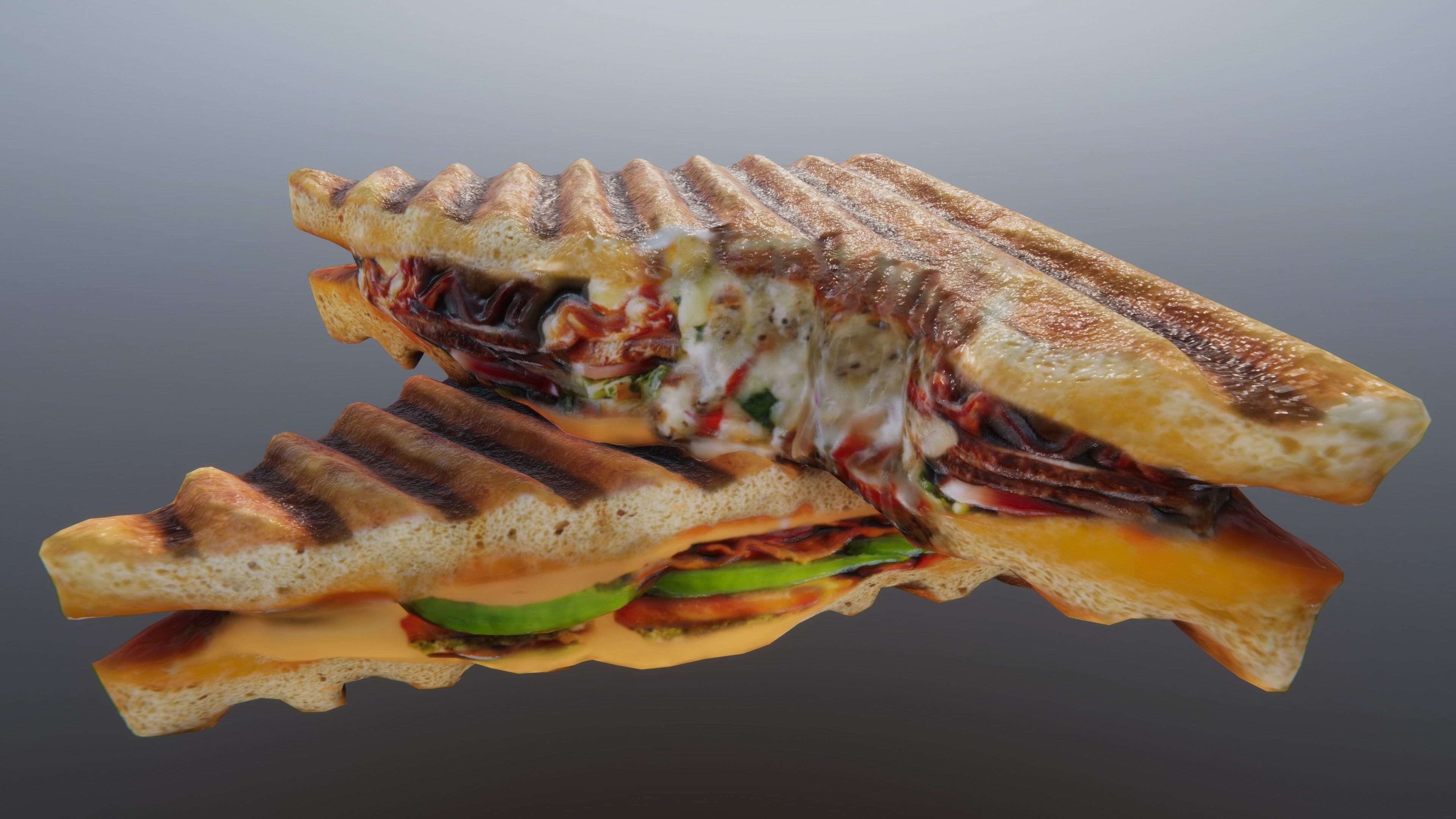 Fast Food Bundle Low-poly 3D model_10