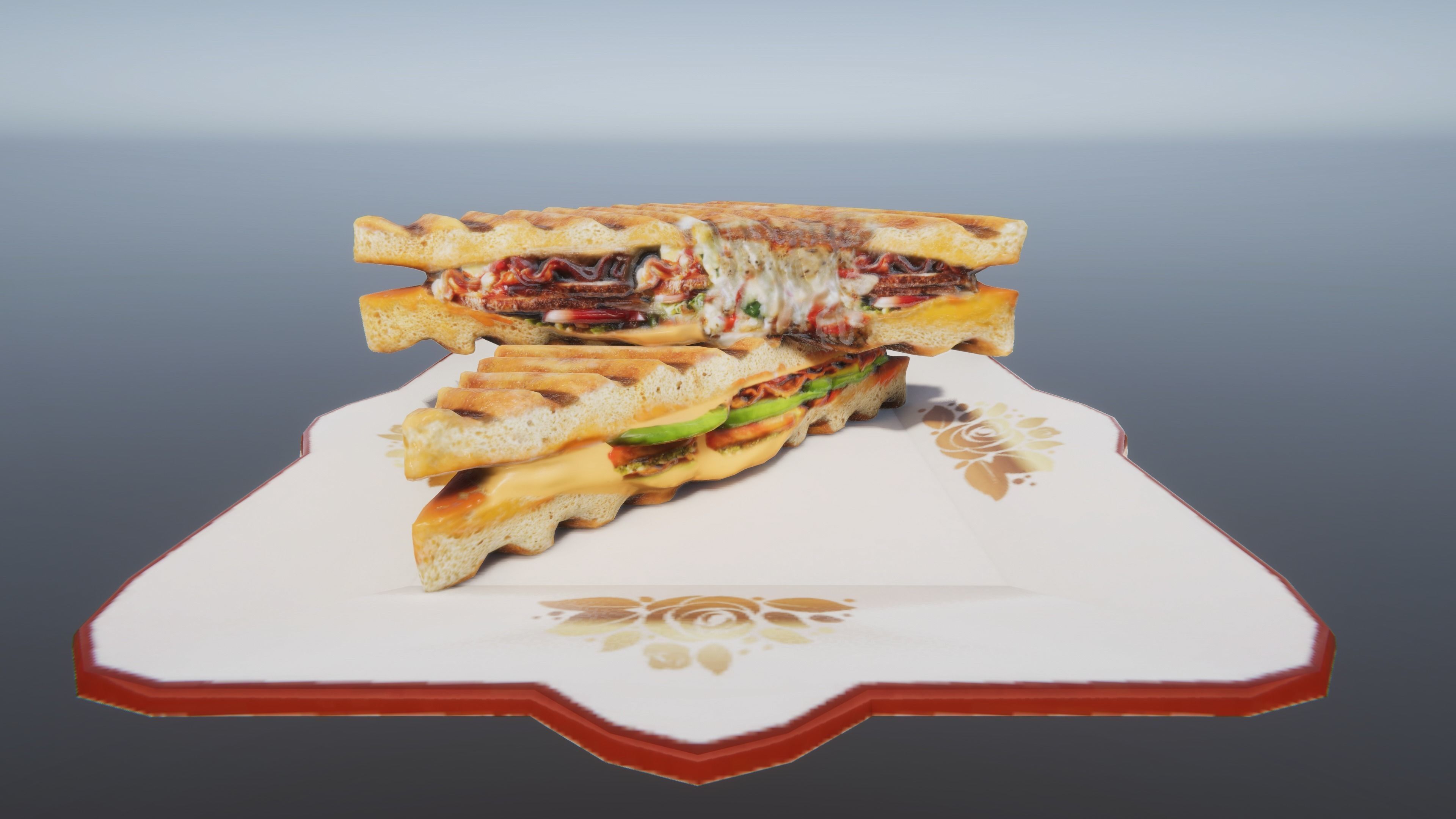 Fast Food Bundle Low-poly 3D model_20