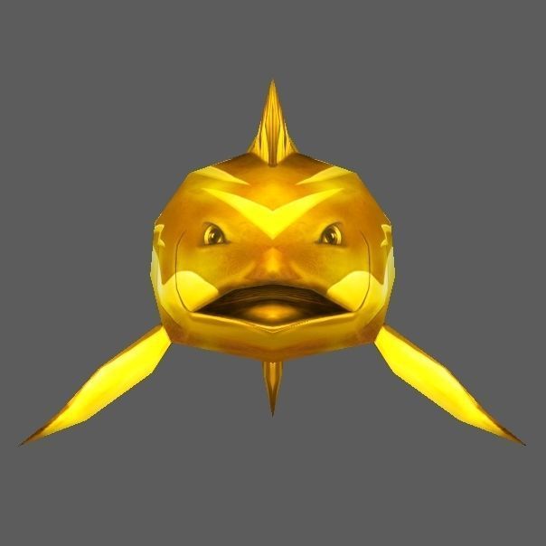 Swordfish dolphin Low-poly 3D model_5