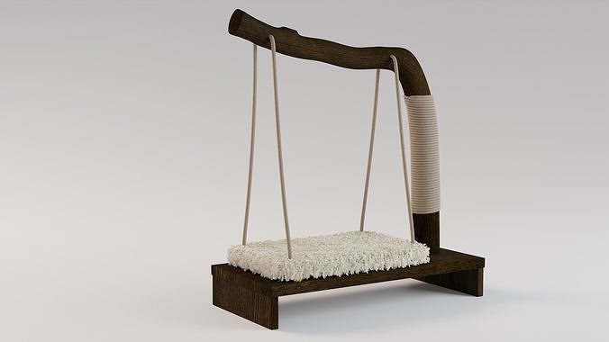 Cat Scratching Post 3D model
