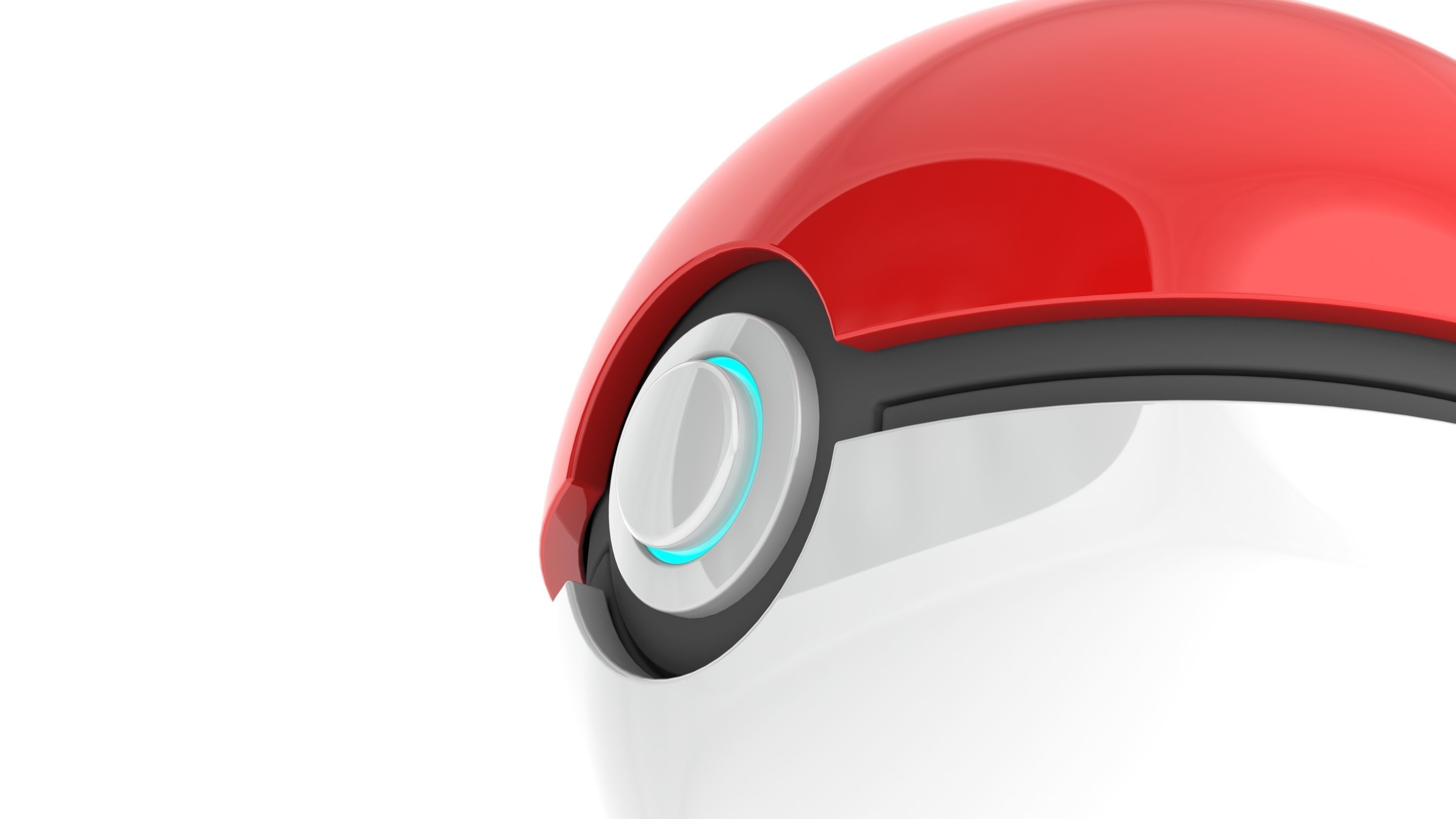 pokeball pokemon ball 3D print model_7