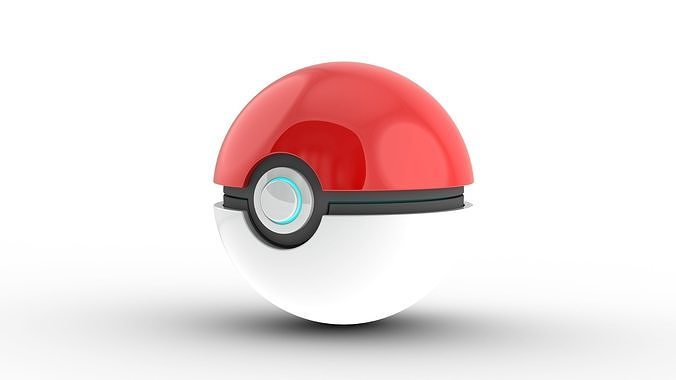 pokeball pokemon ball 3D print model