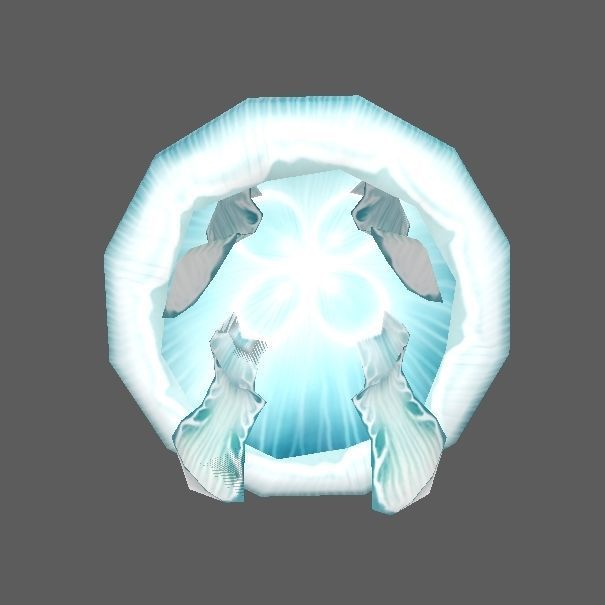 Jellyfish Low-poly 3D model_3