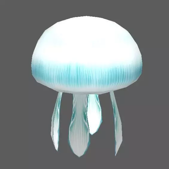 Jellyfish Low-poly 3D model_0