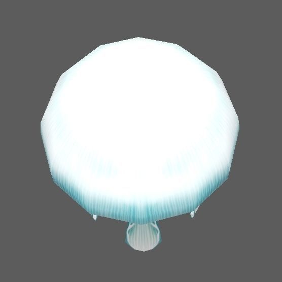 Jellyfish Low-poly 3D model_2