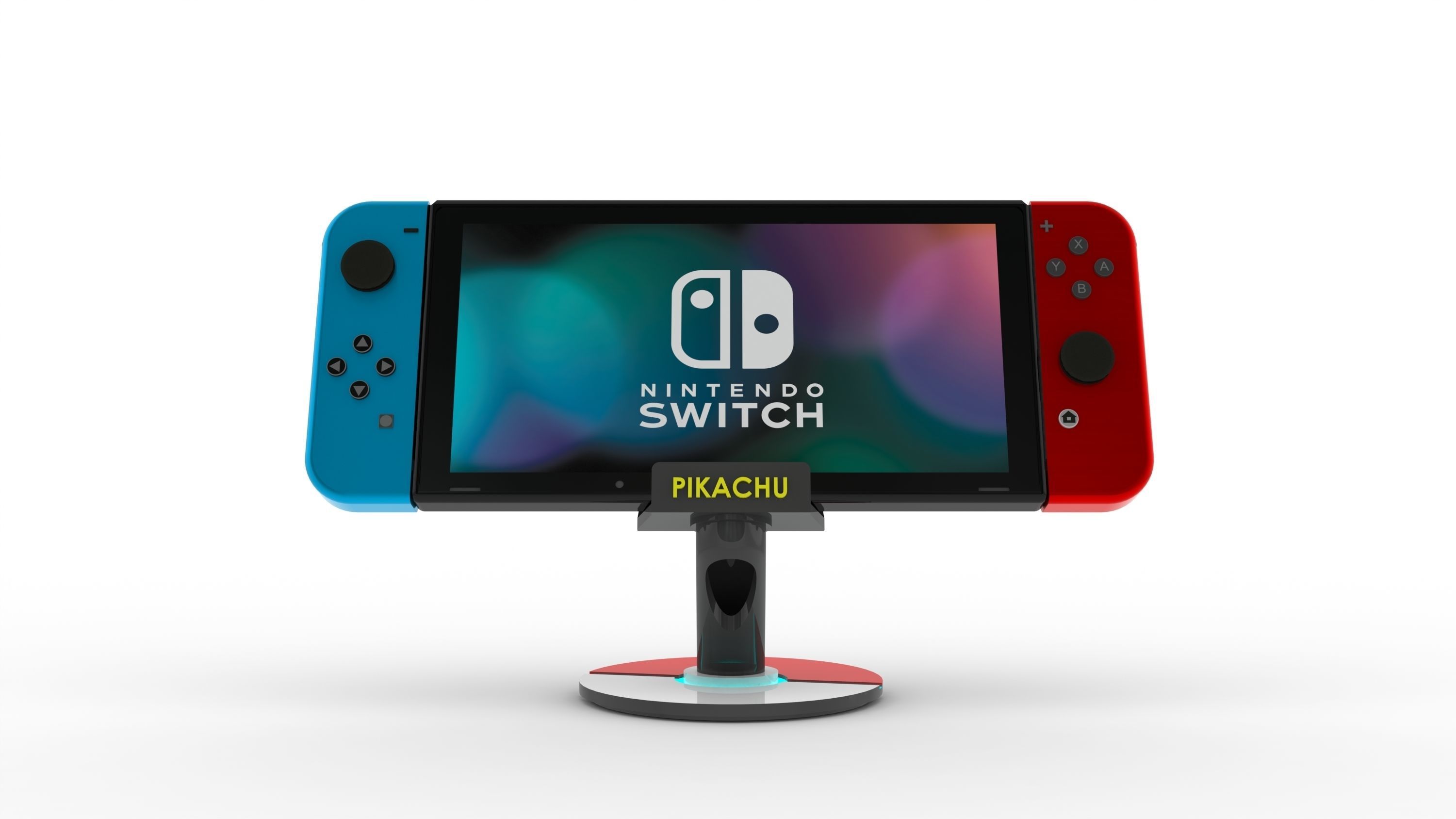 shelf for nintendo switch 3D print model_2