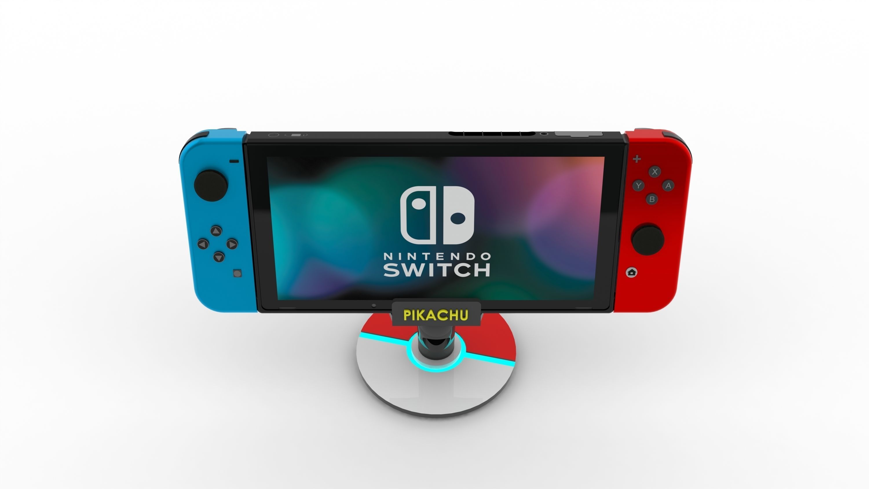 shelf for nintendo switch 3D print model_3