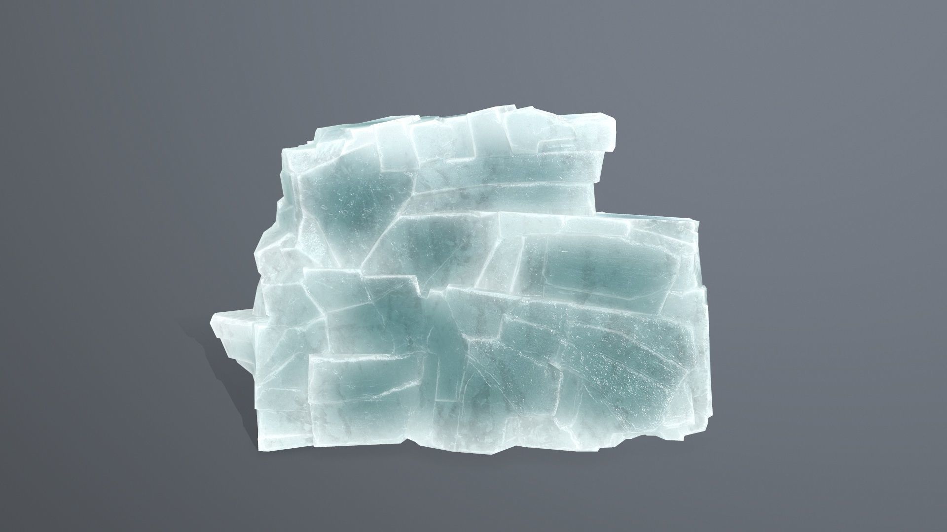 Rock Set piece of Low-poly 3D model_18