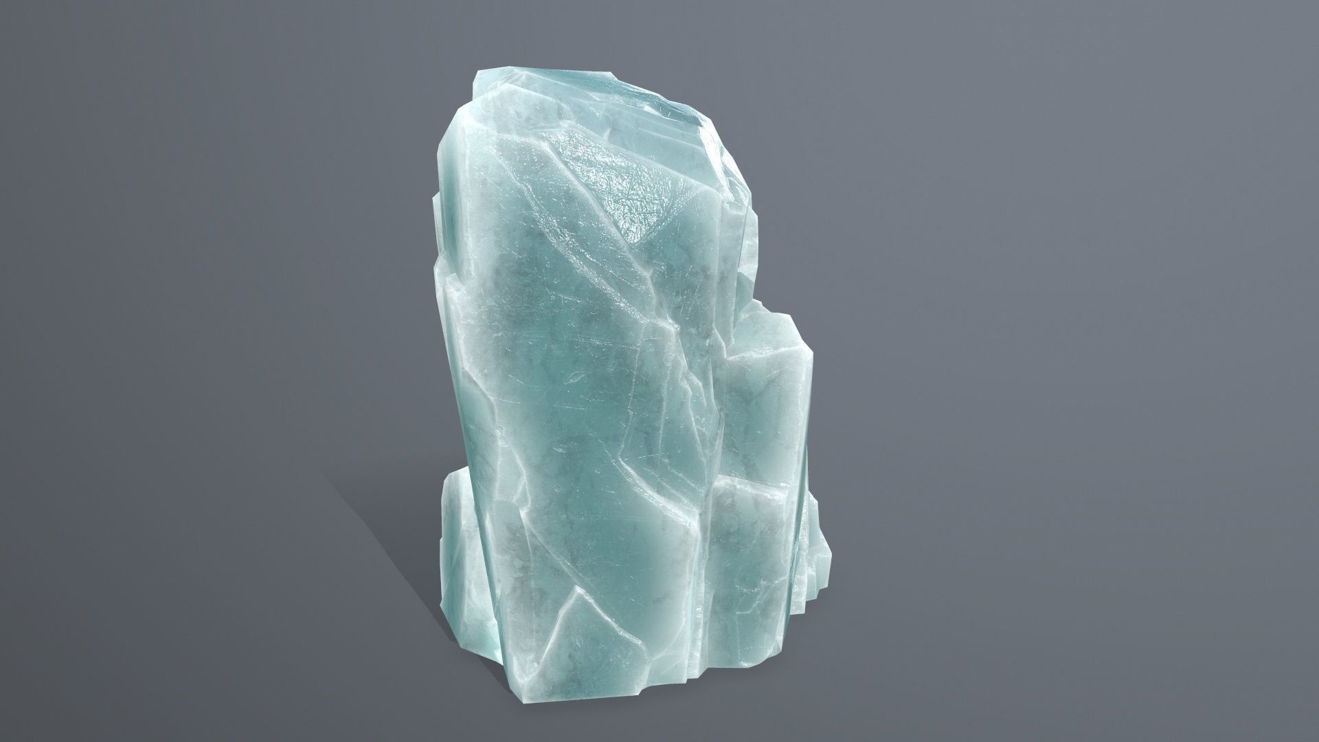 Rock Set piece of Low-poly 3D model_10