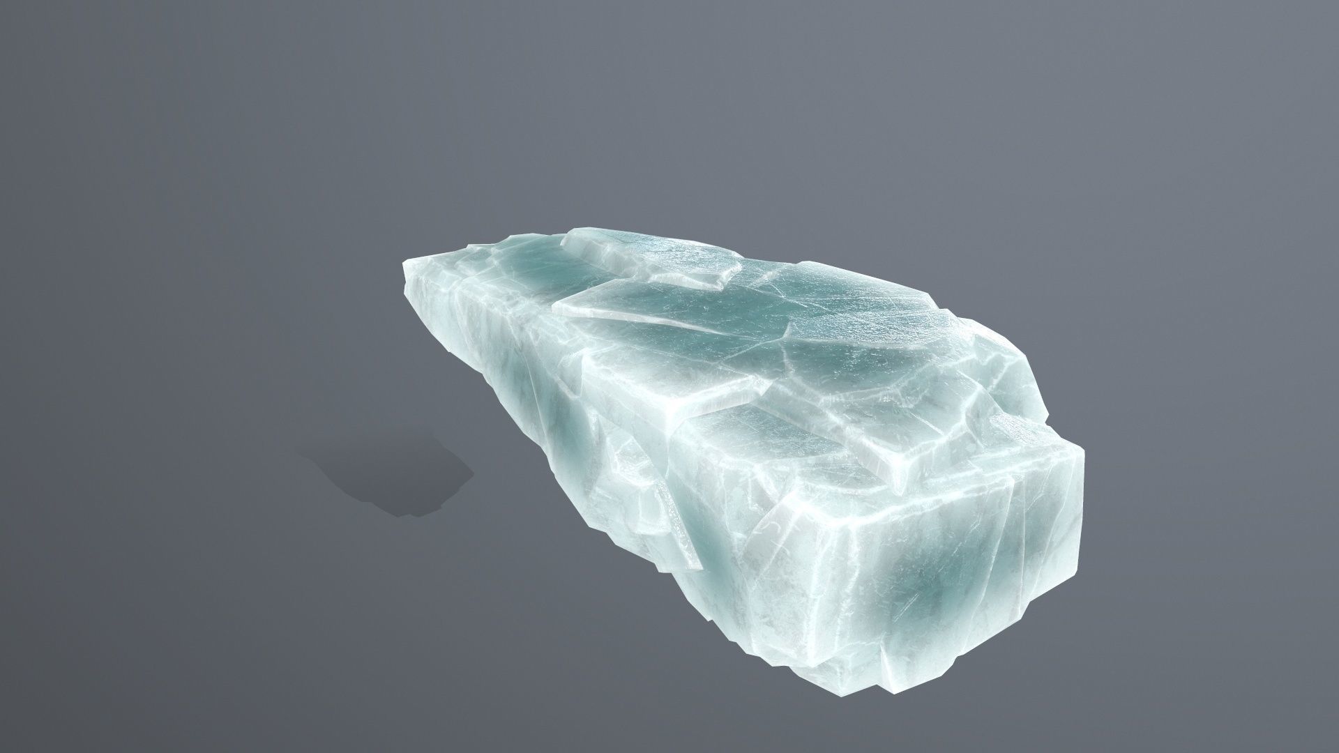 Rock Set piece of Low-poly 3D model_20