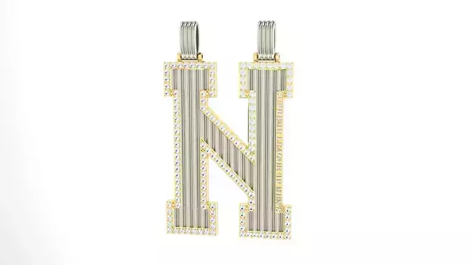 Pedant Letter N SUPREME LEAGUE OF MAN S