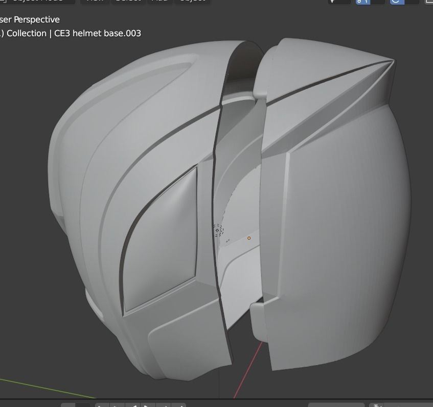 Tokusou Sentai Dekaranger DekaRed 3D printable cosplay helmet 3D print model_17