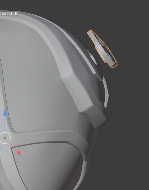 Tokusou Sentai Dekaranger DekaRed 3D printable cosplay helmet 3D print model_15