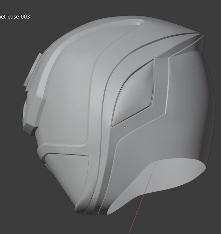 Tokusou Sentai Dekaranger DekaRed 3D printable cosplay helmet 3D print model_8