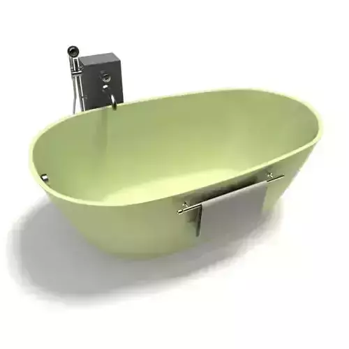 Modern Green Bathtub