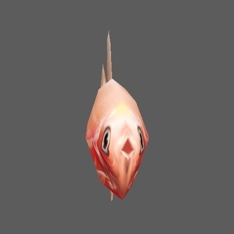 Neontetra fish Low-poly 3D model_1