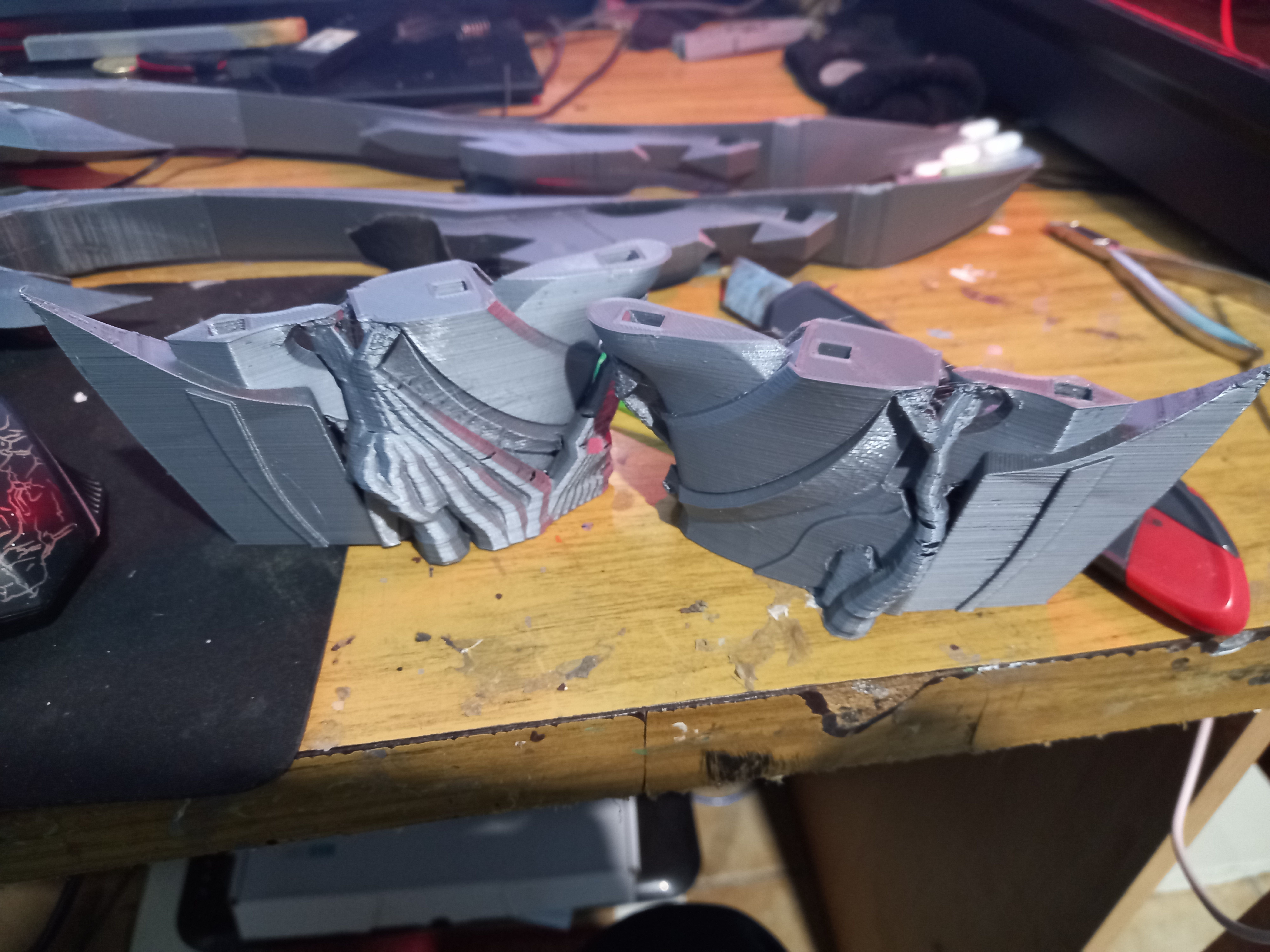 genshin impact Bow Rust 3D print model_7