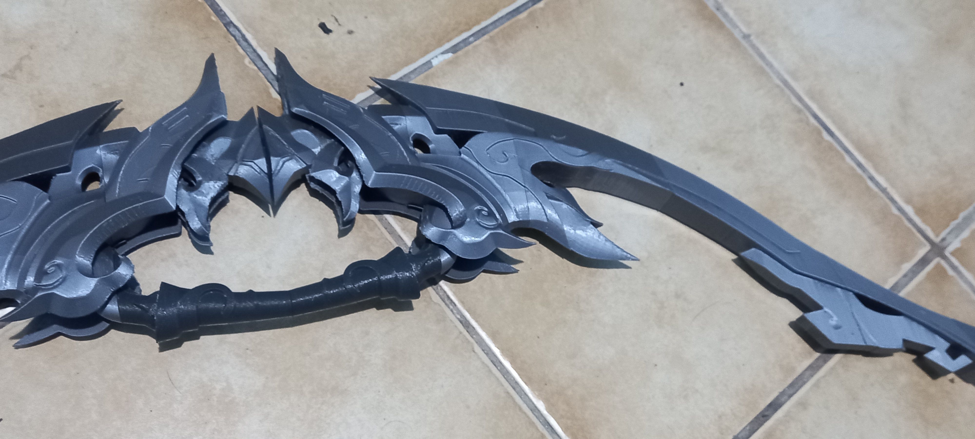 genshin impact Bow Rust 3D print model_14