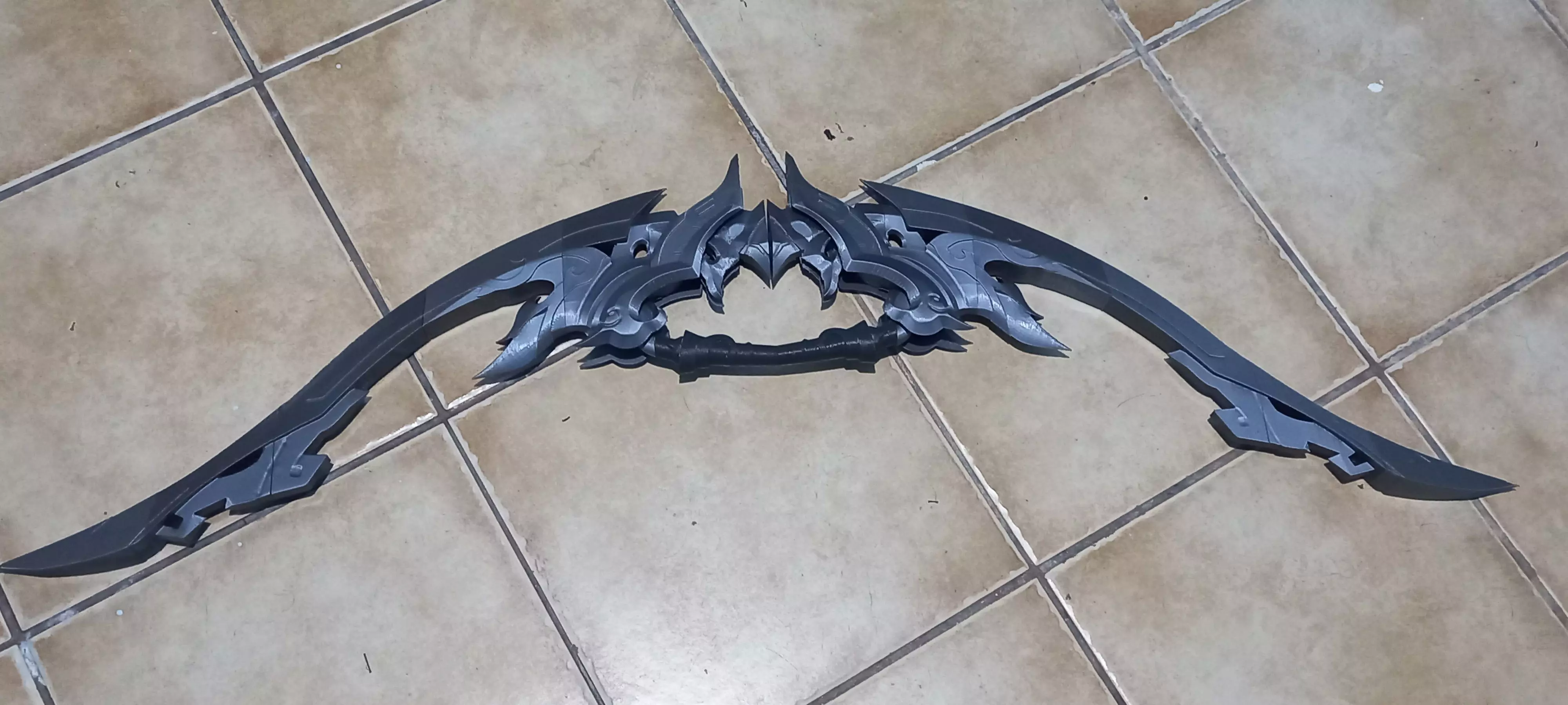 genshin impact Bow Rust 3D print model_0