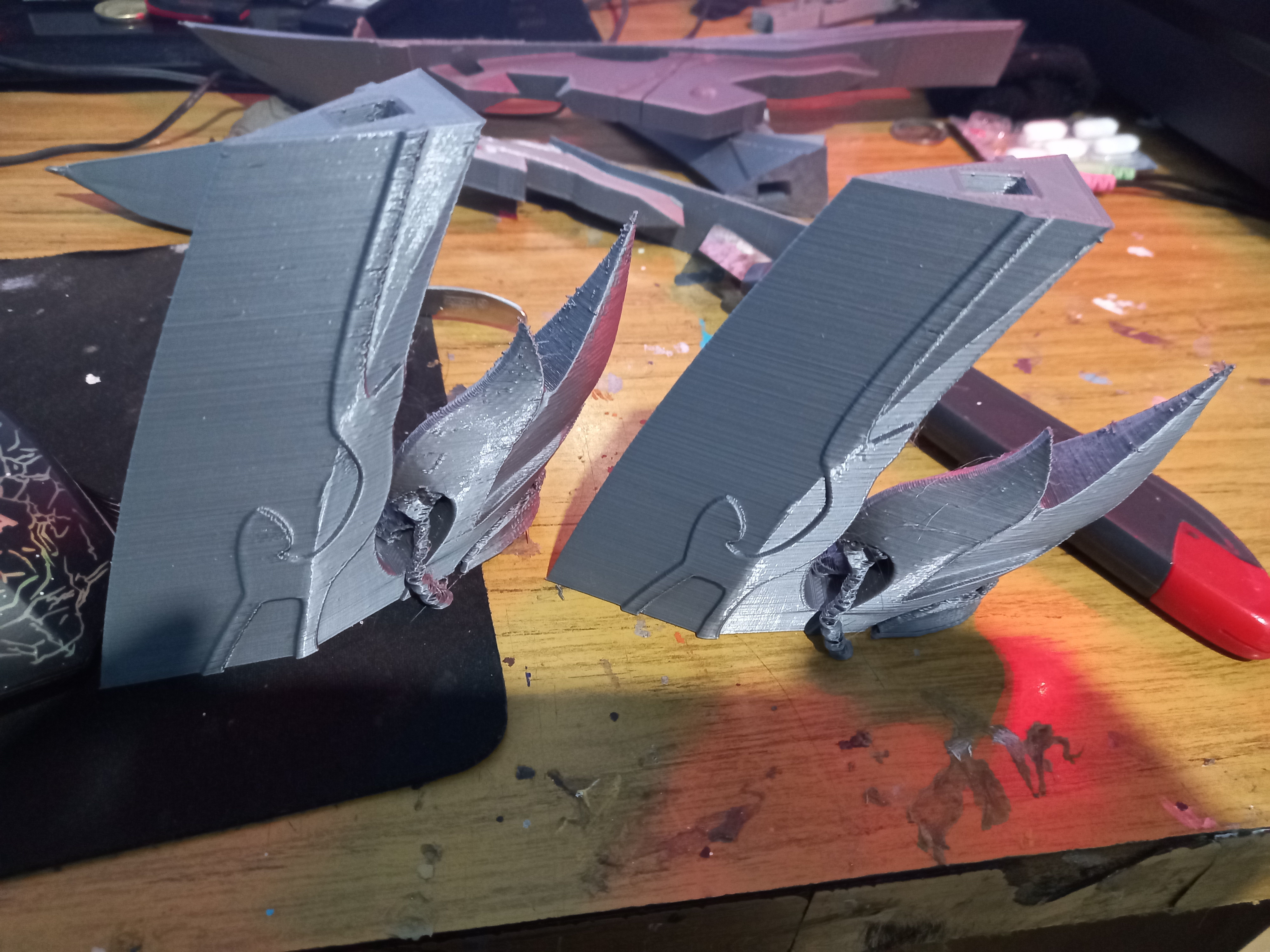 genshin impact Bow Rust 3D print model_5
