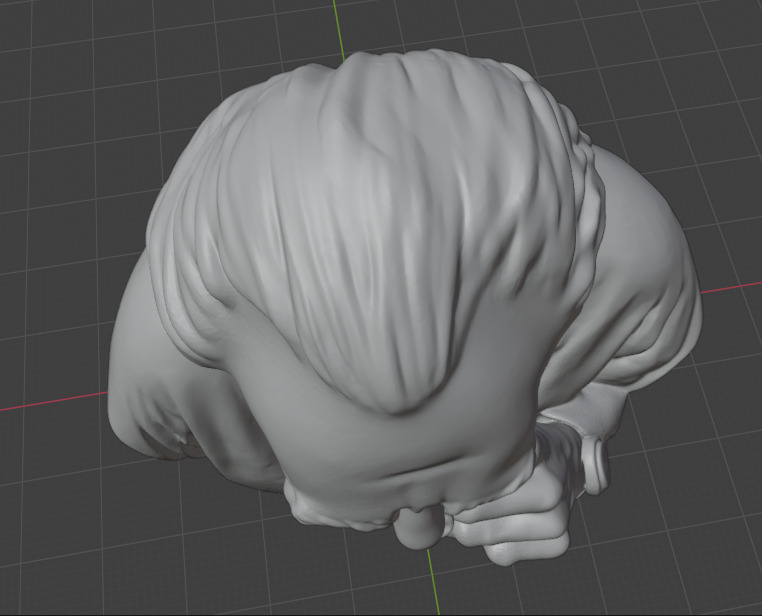 Charles Bukowski 3D print model_15