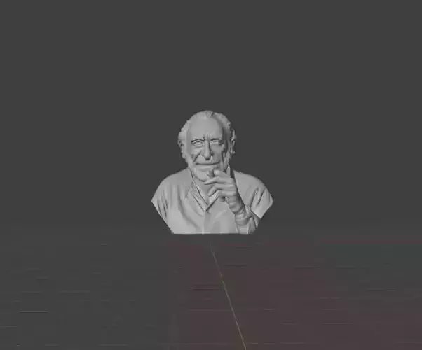 Charles Bukowski 3D print model
