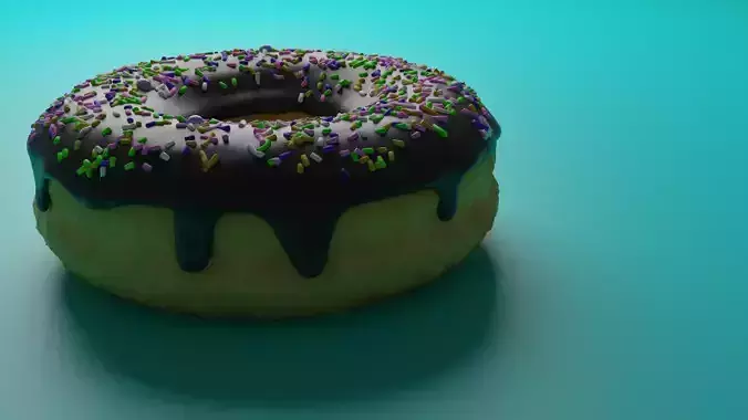 donut with sprinkles