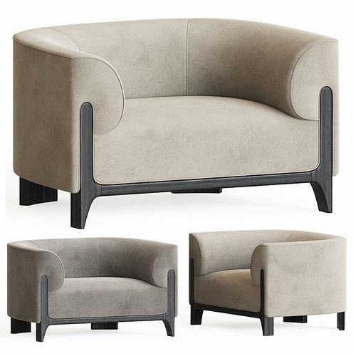 Bob armchair Christophe Delcourt 3D model