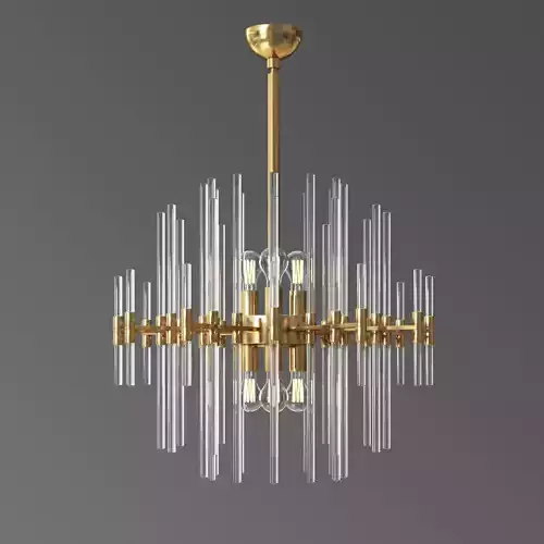 Quebec 6 Light Chandelier 3D model