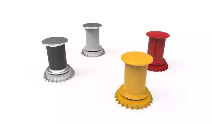 capstan ship 3D model