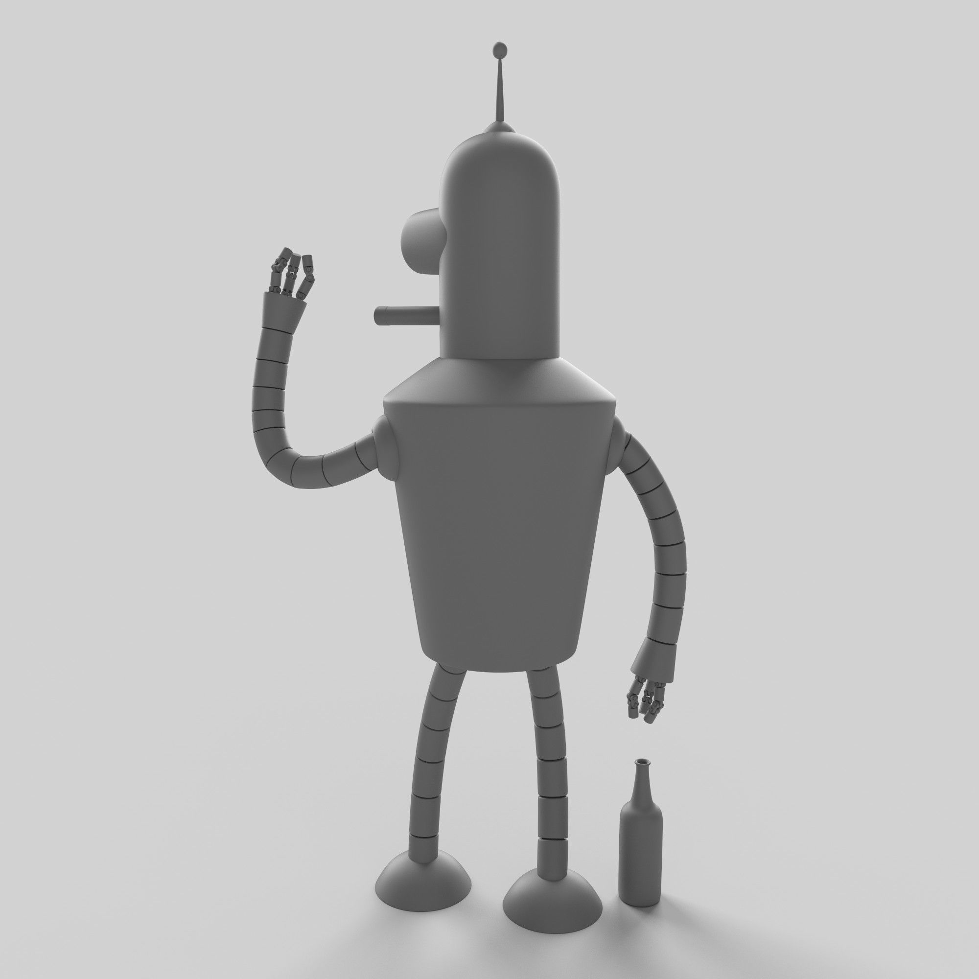 Bender Bending Rodriguez toy from futurama  Free 3D print model_5