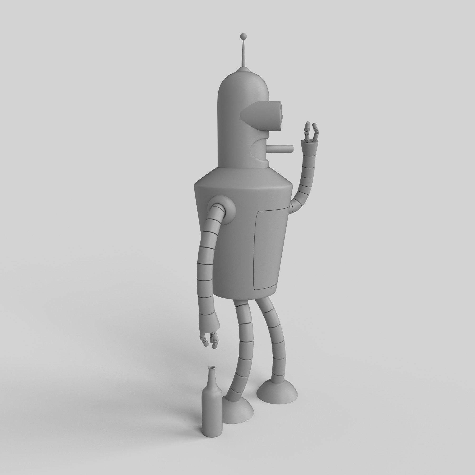 Bender Bending Rodriguez toy from futurama  Free 3D print model_4