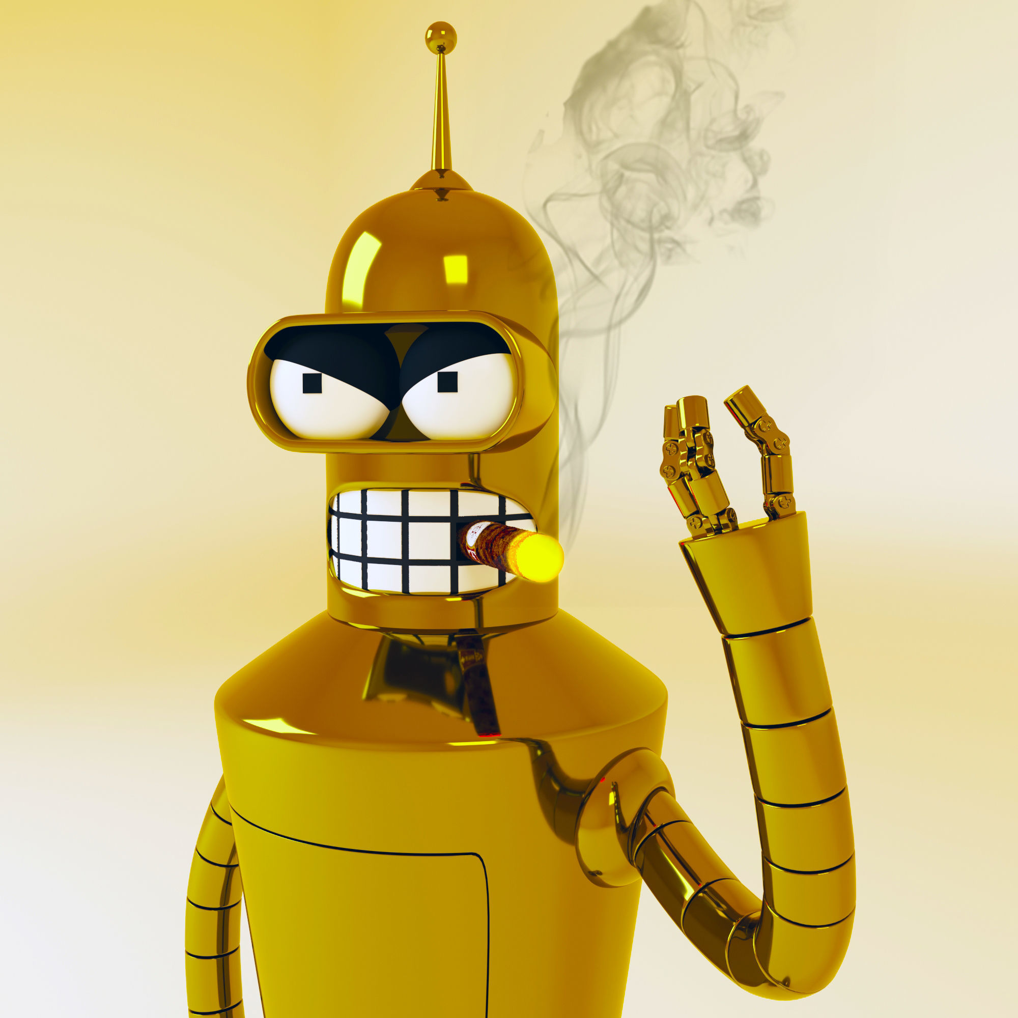 Bender Bending Rodriguez toy from futurama  Free 3D print model_1