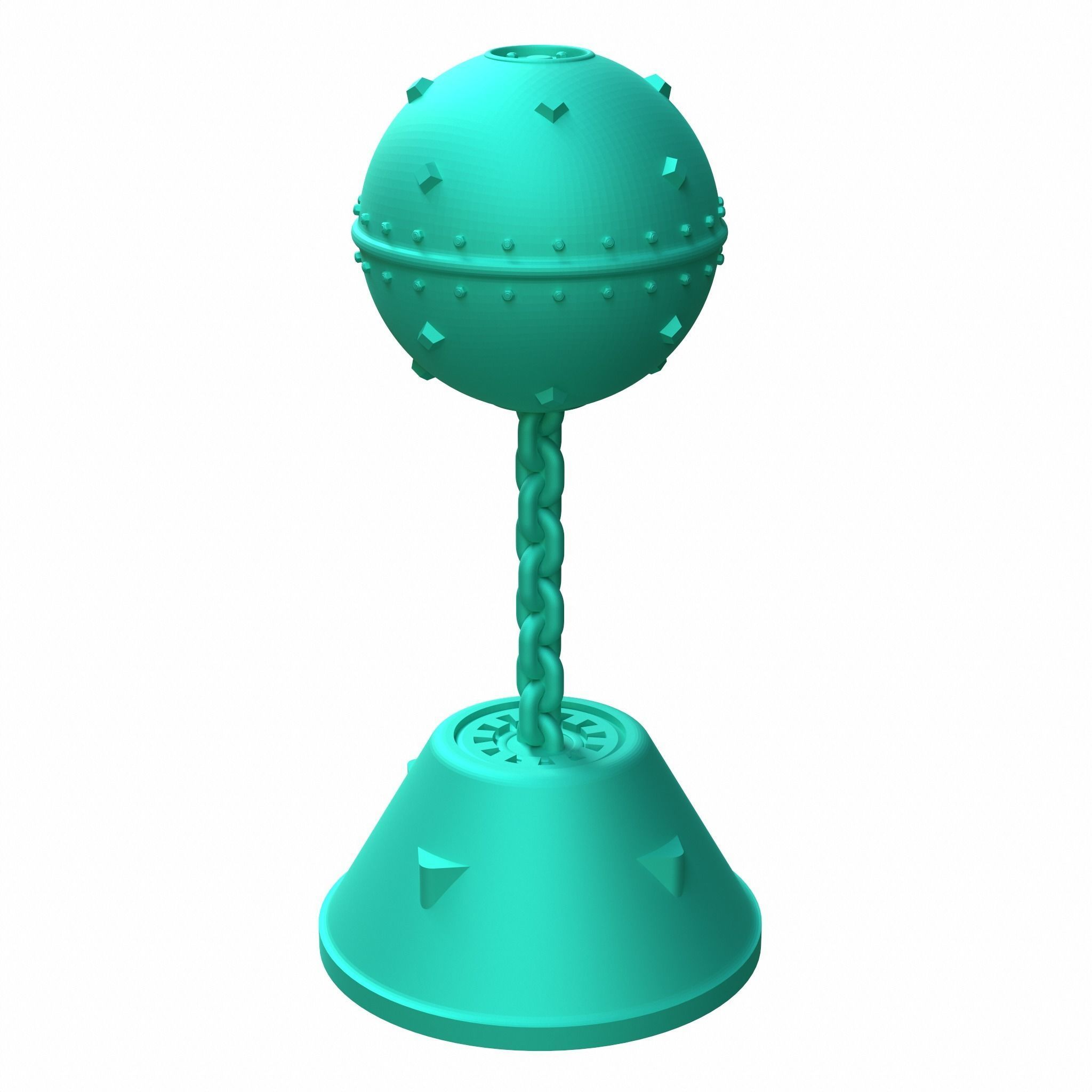 Mini Naval Mine 3D print model_2